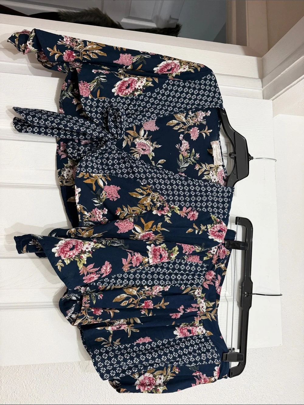 Top/short set - Navy Floral top with matching shorts